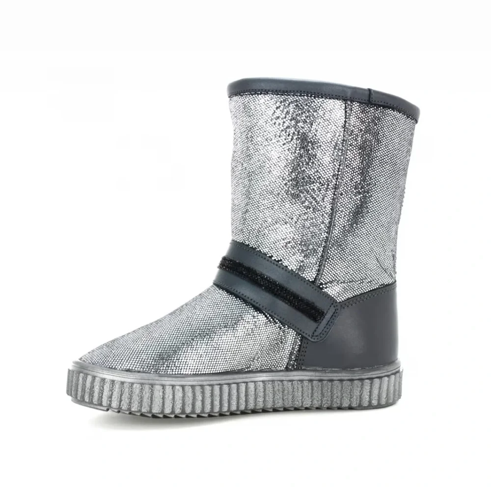 Bartek Gray-Silver Ankle‎ Winter boots girl Size 30